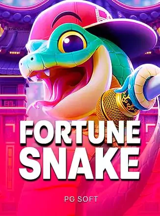 ภาพปกเกม Fortune Snake (งูการ์ตูนสีฟ้าเขียว) หมวดPG Soft ในตารางเกมหน้าแรก